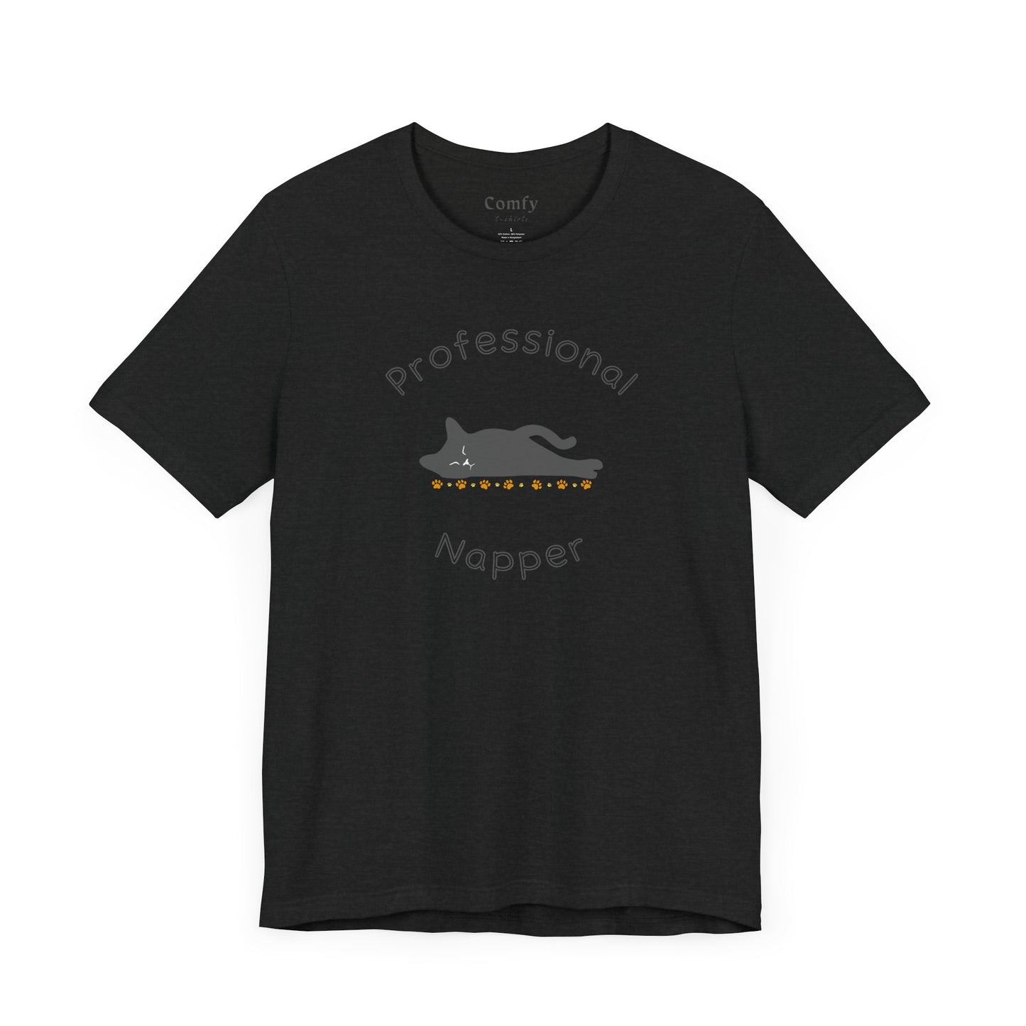 Cat Lover Tee - Professional Napper Tee. Unisex Tee