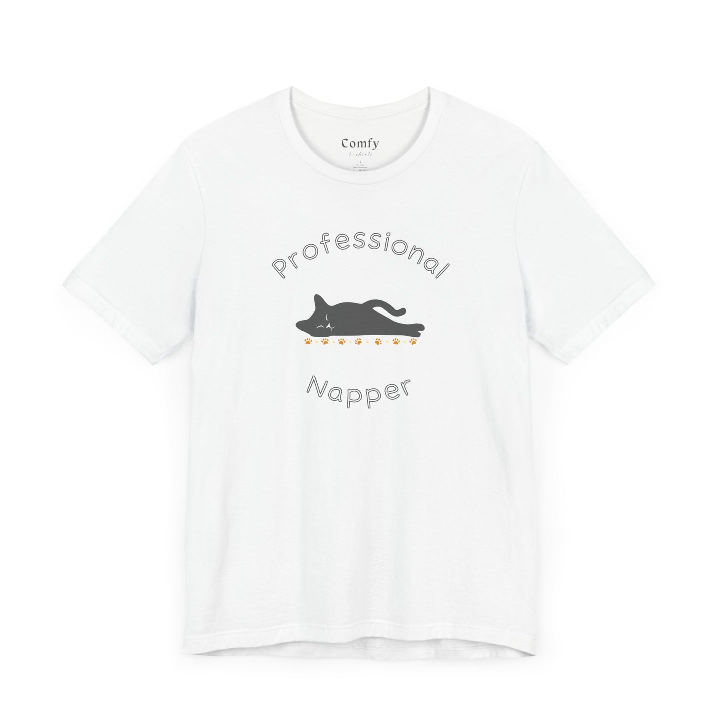 Cat Lover Tee - Professional Napper Tee. Unisex Tee