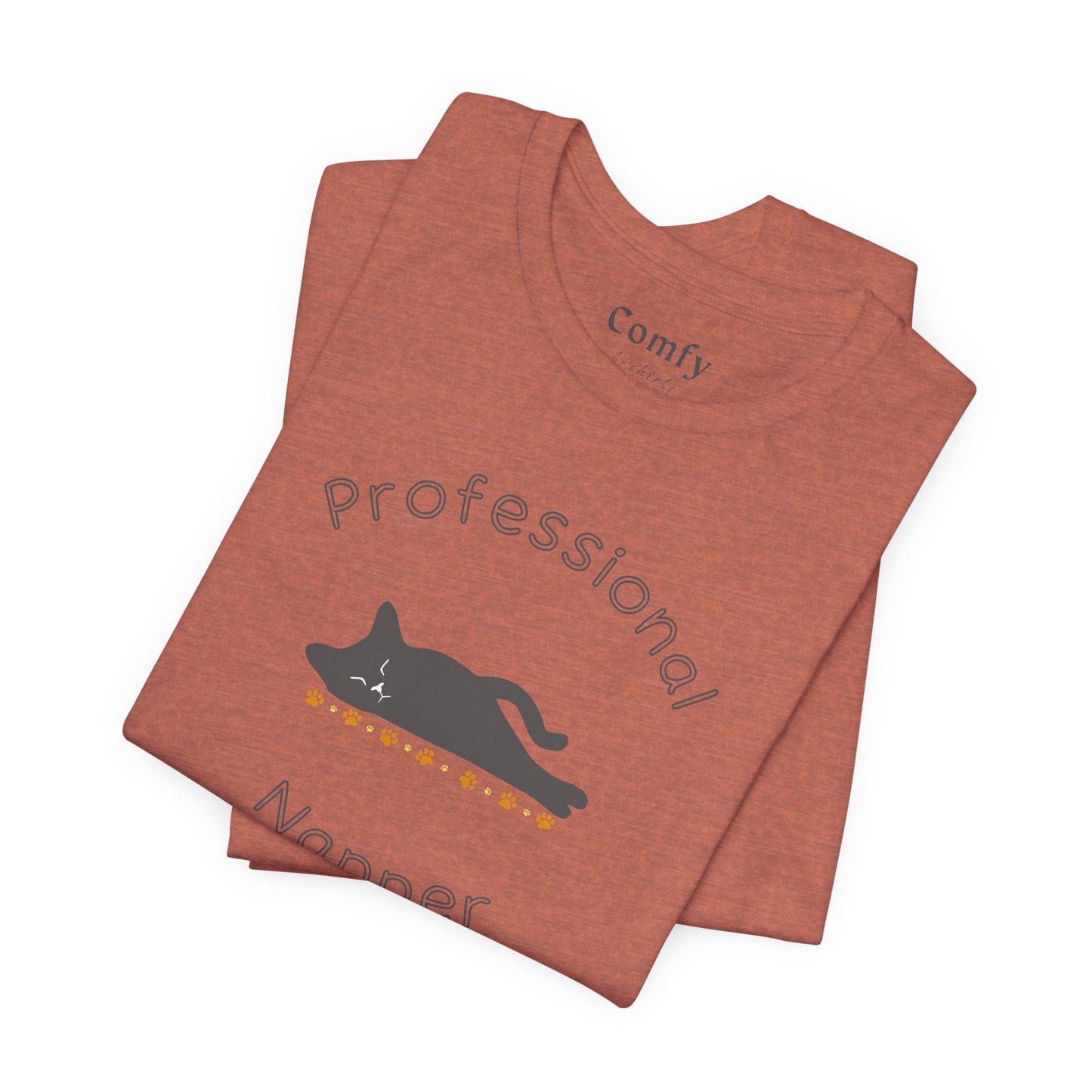 Cat Lover Tee - Professional Napper Tee. Unisex Tee