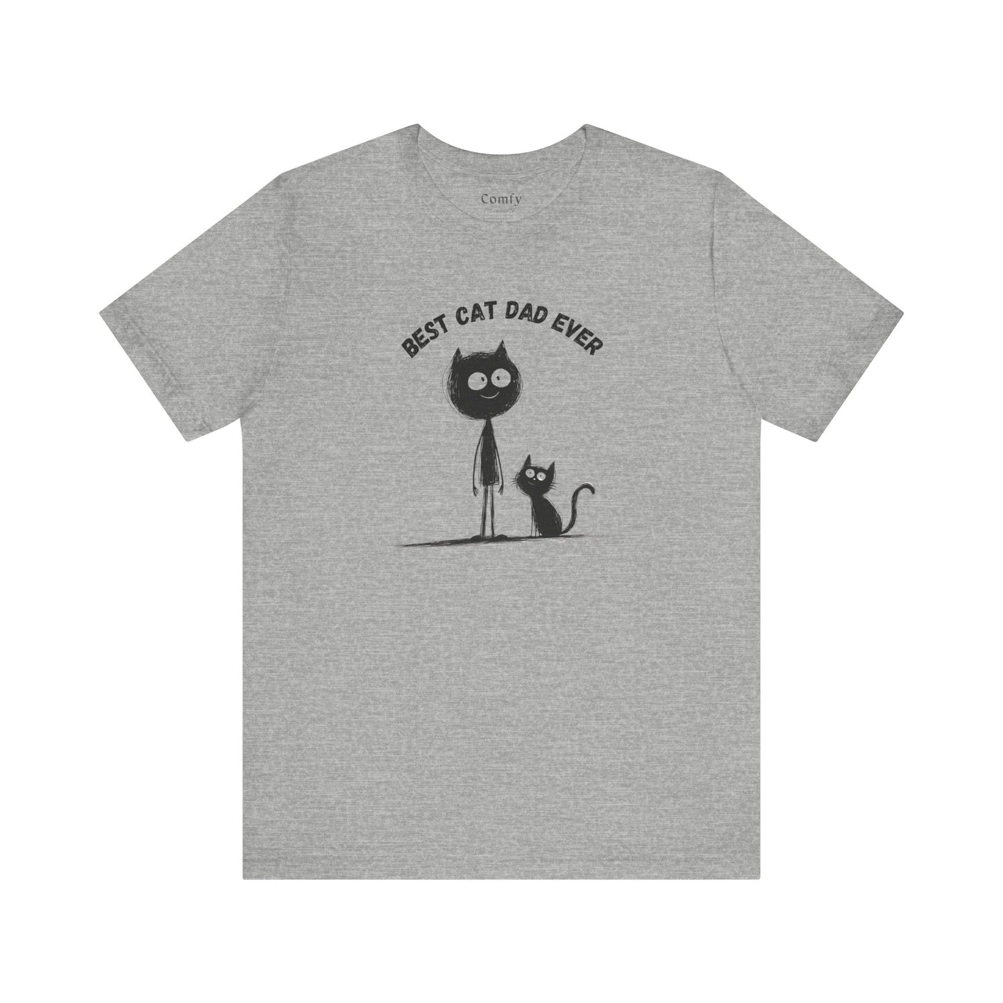 Cat Dad Tee - Best Cat Dad Ever Shirt