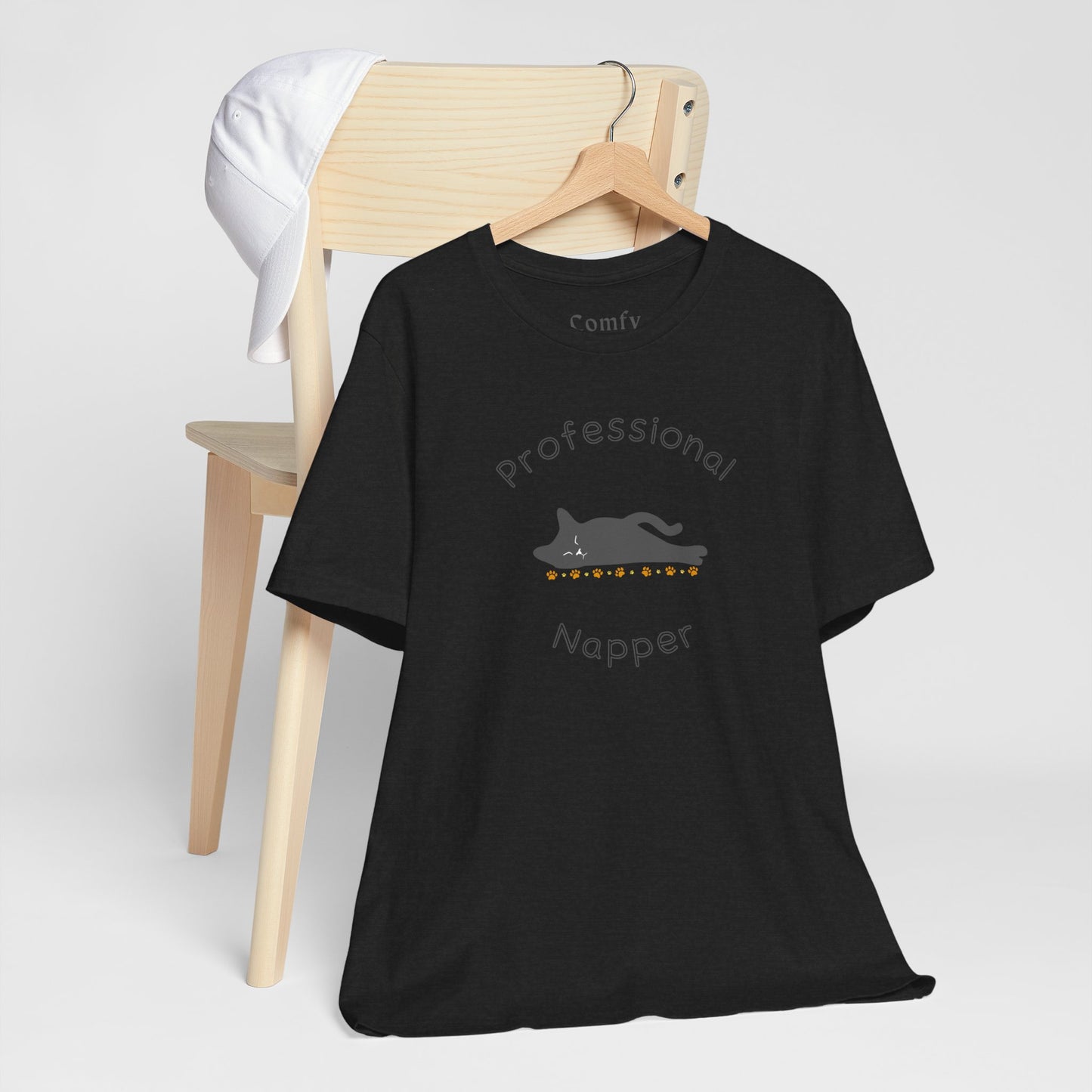 Cat Lover Tee - Professional Napper Tee. Unisex Tee