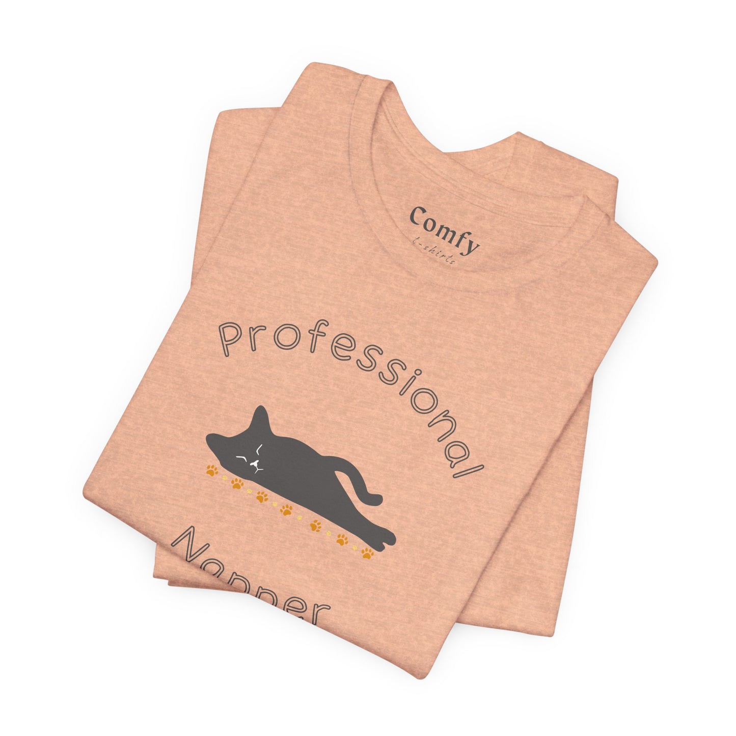 Cat Lover Tee - Professional Napper Tee. Unisex Tee