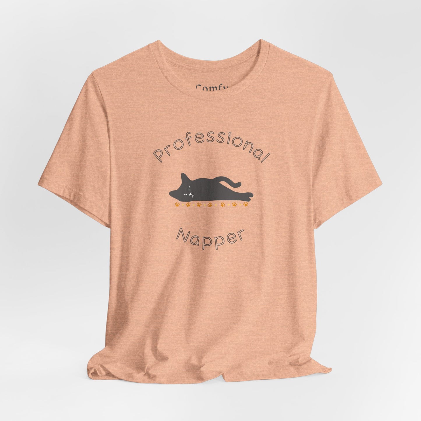 Cat Lover Tee - Professional Napper Tee. Unisex Tee