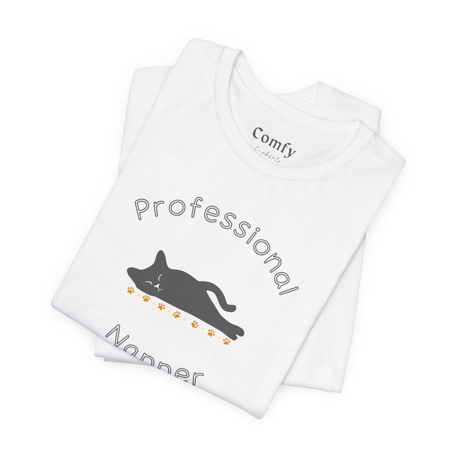 Cat Lover Tee - Professional Napper Tee. Unisex Tee
