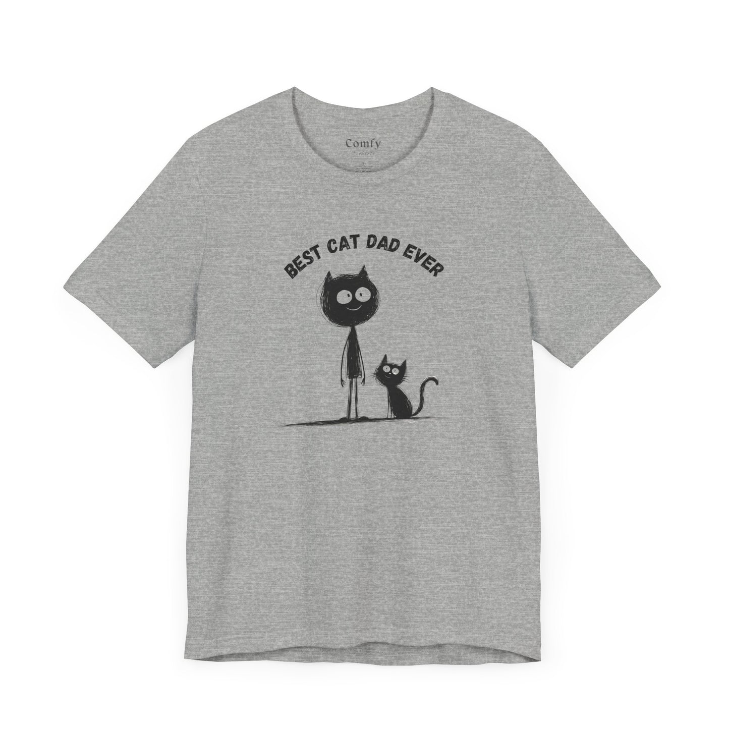 Cat Dad Tee - Best Cat Dad Ever Shirt