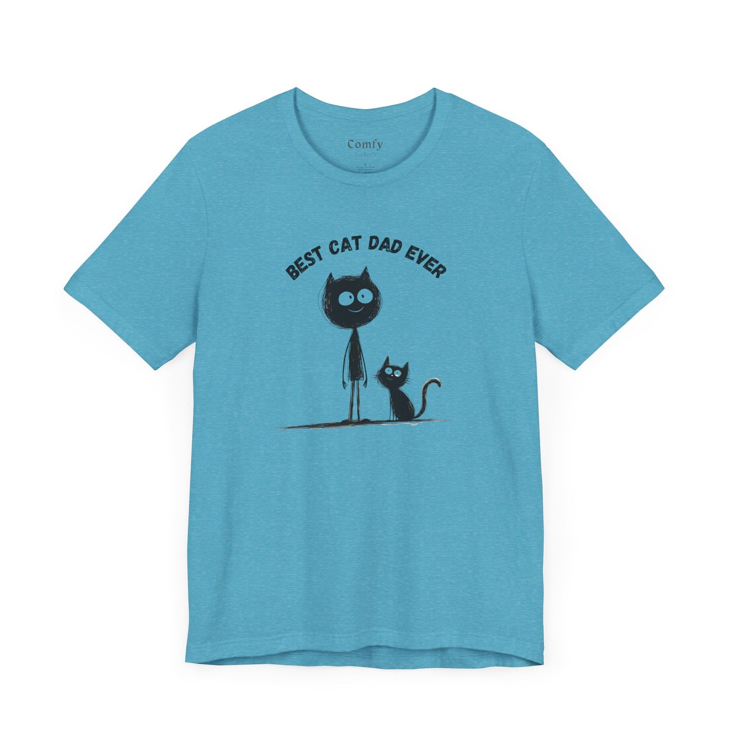 Cat Dad Tee - Best Cat Dad Ever Shirt