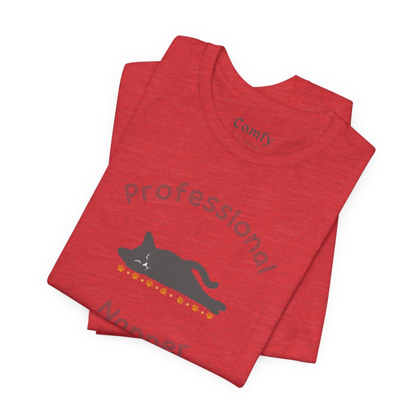 Cat Lover Tee - Professional Napper Tee. Unisex Tee