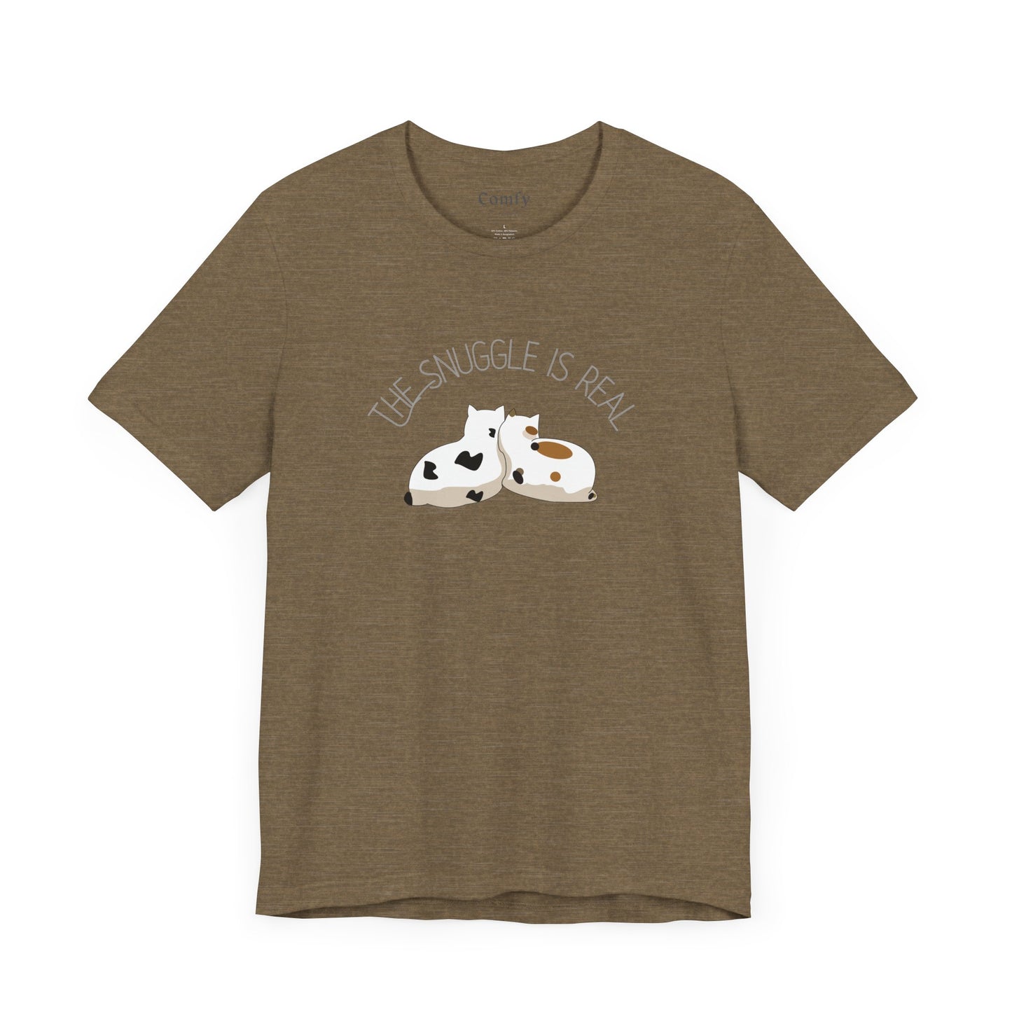 Cat Lover Tee - The Snuggle Is Real. Unisex Tee