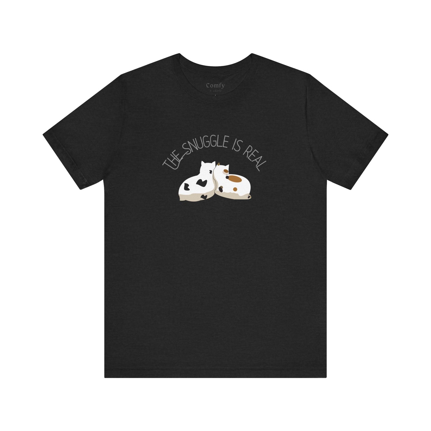 Cat Lover Tee - The Snuggle Is Real. Unisex Tee