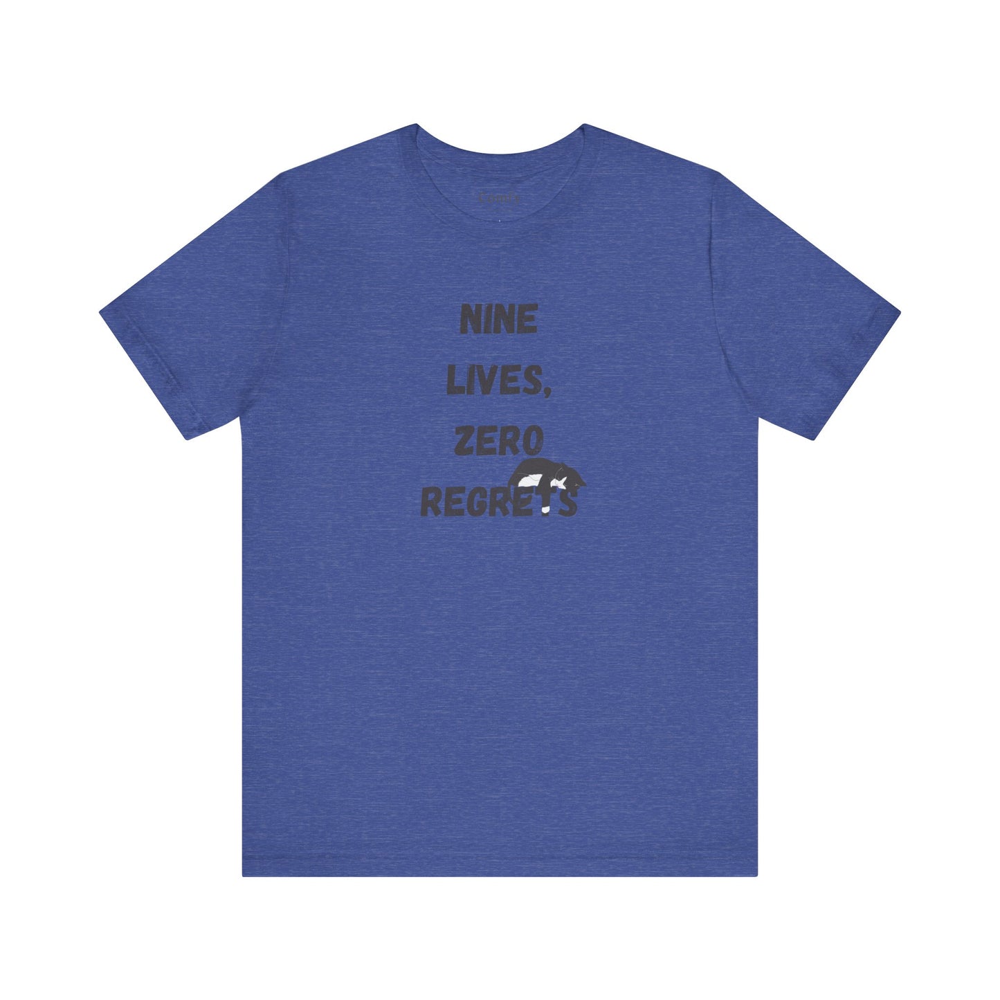 Cat Lover Tee - Nine lives, zero regrets. Unisex Tee